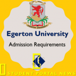 Egerton University Entry Requirements 2018/2019