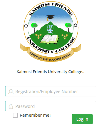 Kaimosi Friends University College (KAFUCO) Student Portal