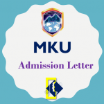 MKU (Mount Kenya University) Admission Letter 2019/2020