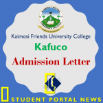 Kaimosi Friends University College Admission Letters 2018/2019