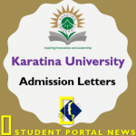 KARU Admission Letters 2019