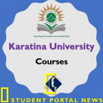 Karatina University Courses and Cluster Points