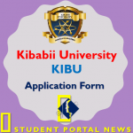 Download KIBU Application Form PDF