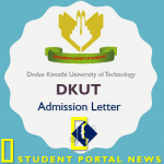 Dedan Kimathi University admission letters 2019