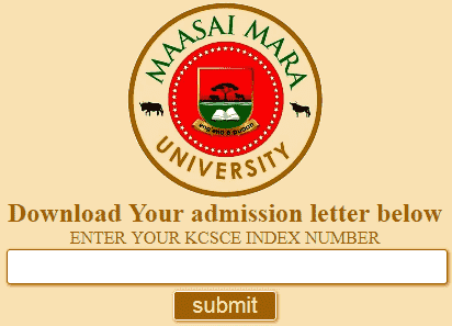  MMARAU Admission Letter Download 