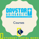 Daystar University Courses (Certificate, Diploma, Undergraduate, Postgraduate)