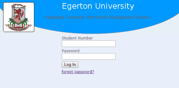 Egerton University Students Portal