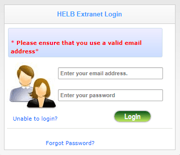 HELB Portal Sign in Information