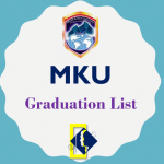 Download MKU Graduation List August and December 2018/2019