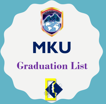 Download MKU Graduation List August and December 2025/2026
