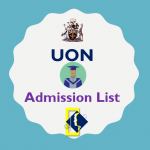Download UON Admission List 2018/2019