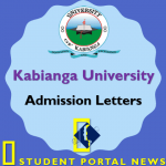 Kabianga University Admission Letters 2019/2020