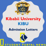 KIBU KUCCPS Admission Letters 2019/2020