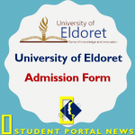 Eldoret Application Form 2019