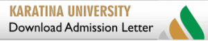 admission letter karatina university
