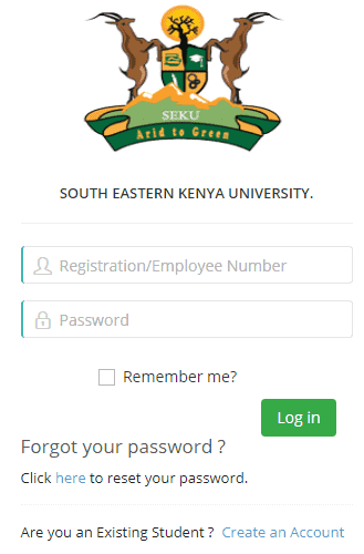 SEKU Student Portal Login