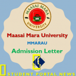 mmarau Admission Letter 2019